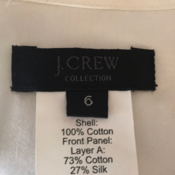 J.Crew, size 6, feminine top. Sleeveless, exposed zipper, detailed front. - Picture 8 of 9